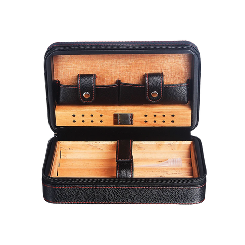 My Father Premium Leather 4 Stick Travel Humidor