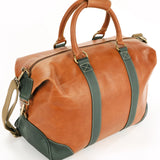 Fuente The OpusX Society Italian Leather Duffel Bag - Olive