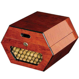 Don Salvatore Cuban Wheel Humidor High Lacquer Rosewood 50 Cigar