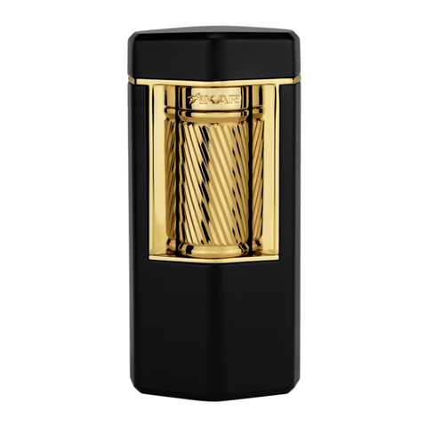 Xikar Meridian Black and Gold Lighter