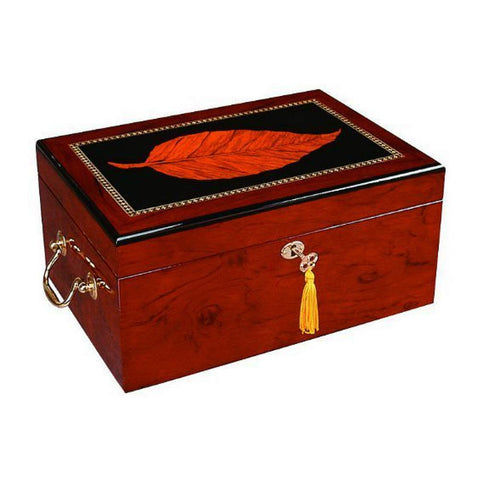 Deauville 100 CT Humidor High Gloss Maple Wood Finish
